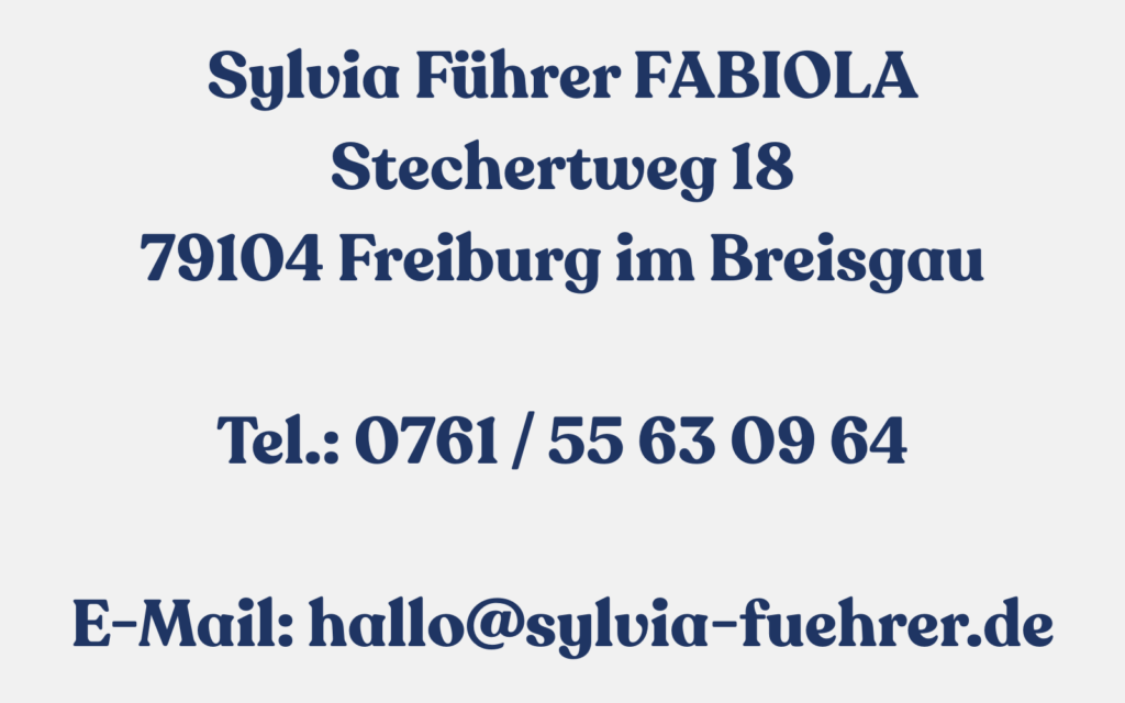 Kontaktdaten Spanisch Unterricht Impressum