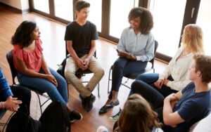 Spanischunterricht in einer kleinen Gruppe